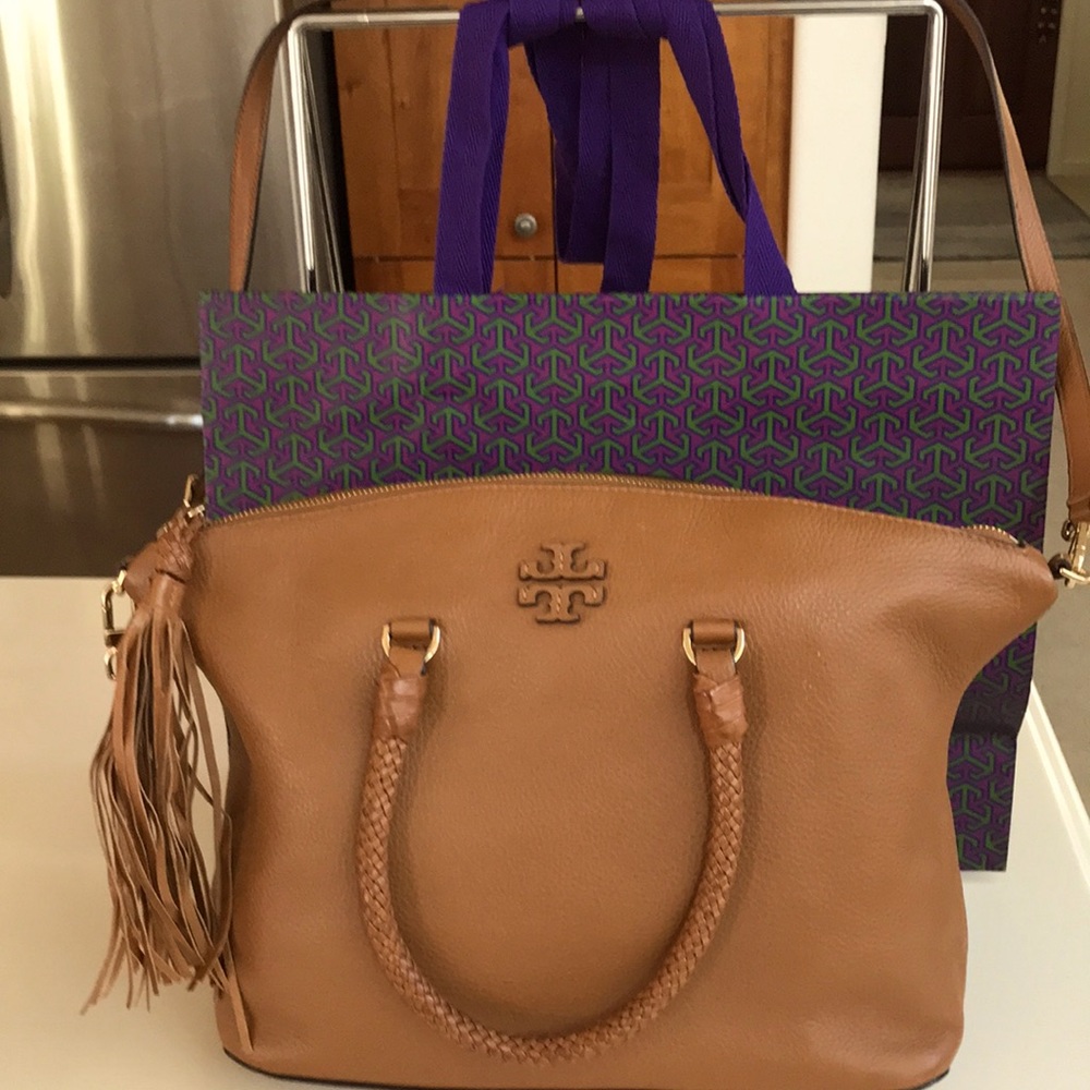 New Tory Burch Slouchy Satchel/Cross Body.